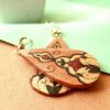 Artisan Wooden Dangle Earring – Jewelry for Bohemian Chic Look