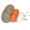Attached Pumpkin Set Orament – Unique Design, Suitable for Rustic Interiors
