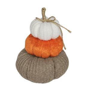 Attached Pumpkin Set Orament – Unique Design, Suitable for Rustic Interiors