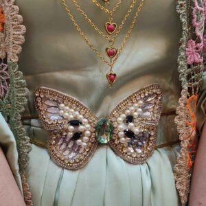 Authentic Handmade Kurdish Jewelry Belt with Butterfly Design