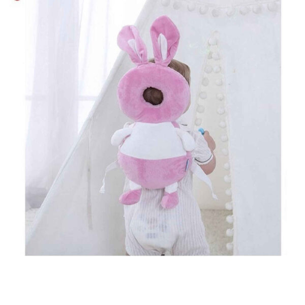 Baby Head Protector Pillow – Soft & Anti-Fall with Cute Rabbit Design for Extra Comfort