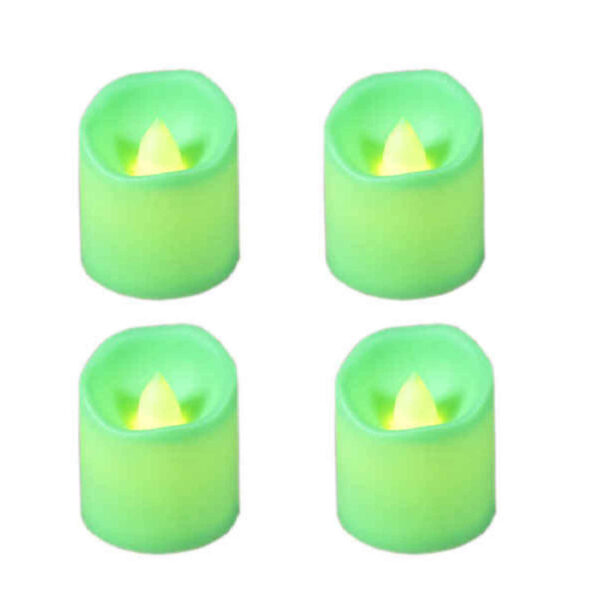 Battery-Operated Flameless LED Candle – Warm Glow with Switch | Perfect for Home & Events