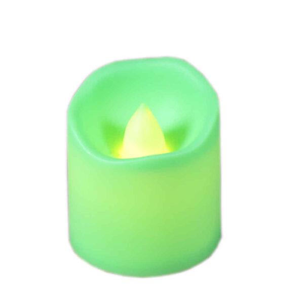 Battery-Operated Flameless LED Candle – Warm Glow with Switch Perfect for Home & Events (4x) (4)