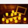 Battery-Powered LED Candle with On/Off Switch – Safe and Realistic Light