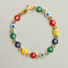 Beaded Evil Eye Bracelet – Handmade Protection Jewelry for Good Luck