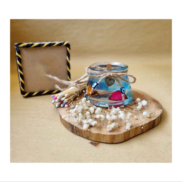Blue Ocean Candle – Aesthetic Design for Home Decor & Gift for Ocean Lovers