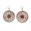 Bohemian Wooden Earring – Lightweight Handmade Jewelry for Nature Lovers