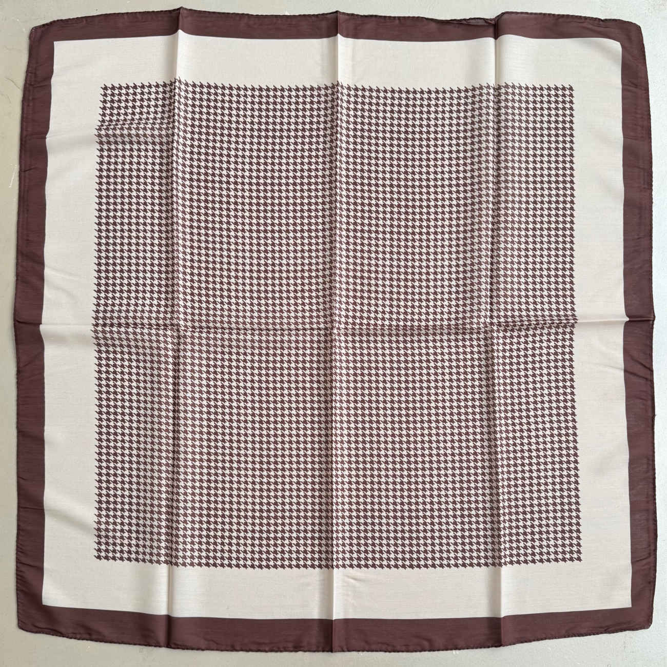 Brown Mini Headscarf – Classic Style, Everyday Wear