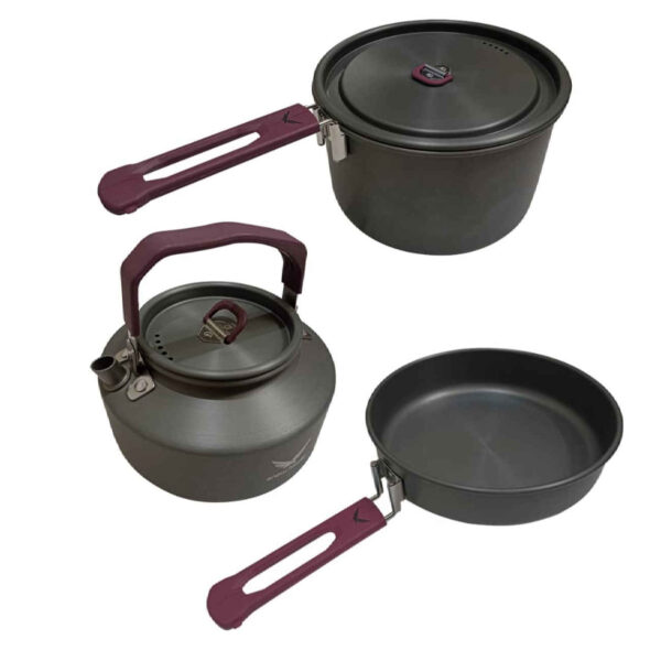 Camping Cookware & Mess Kit – All-in-One Cooking Set for Hiking, Survival & Travel