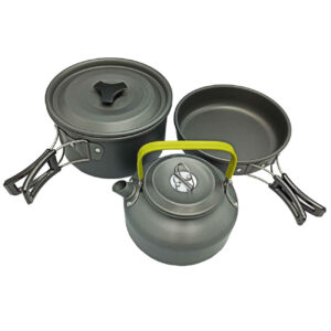 Camping Cookware Set – Lightweight, Non-Stick, Compact for Outdoor Cooking