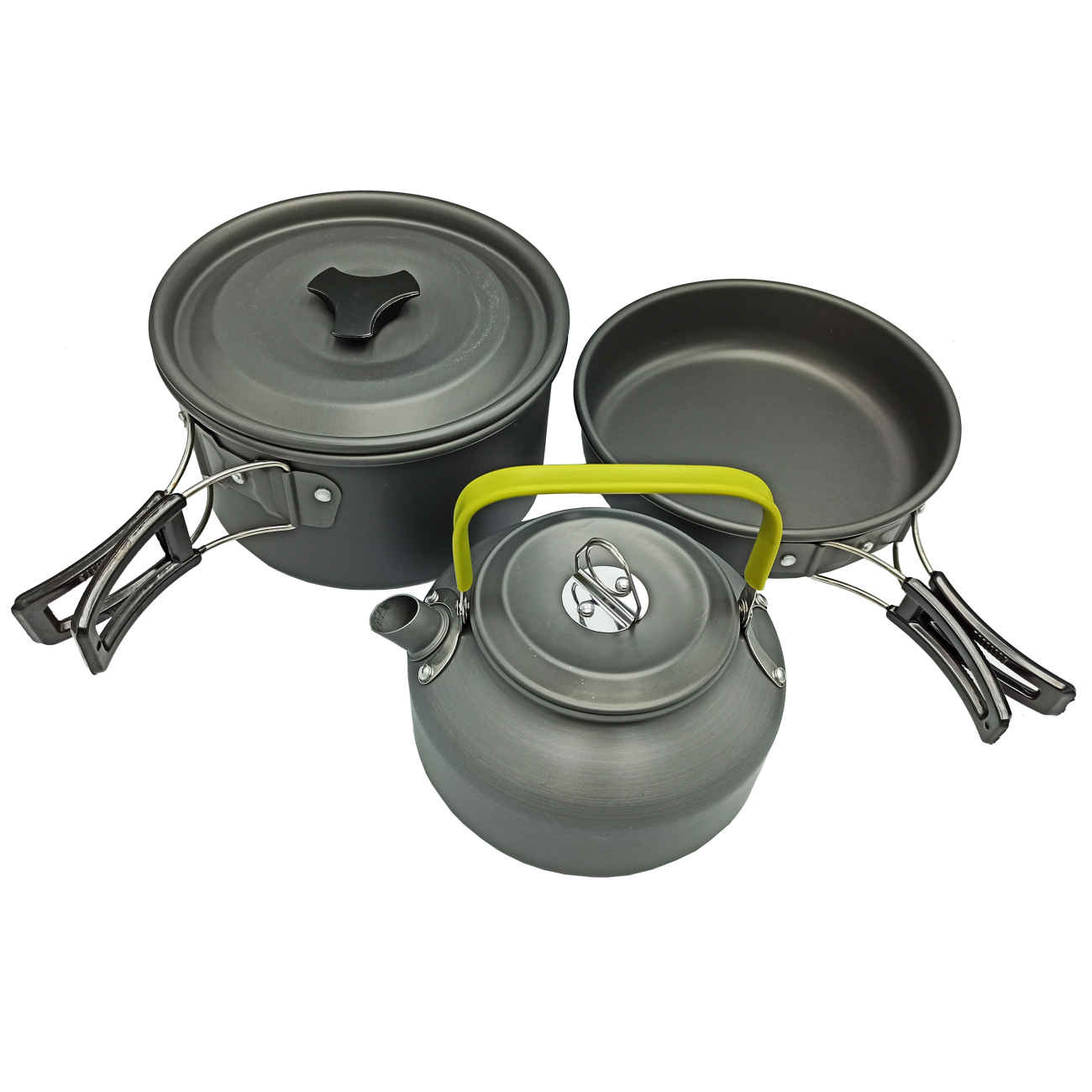 Camping Cookware Set – Lightweight, Non-Stick, Compact for Outdoor Cooking