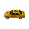 Classic Iranian Taxi Toy – Peugeot Pars Model with Lights in Yellow