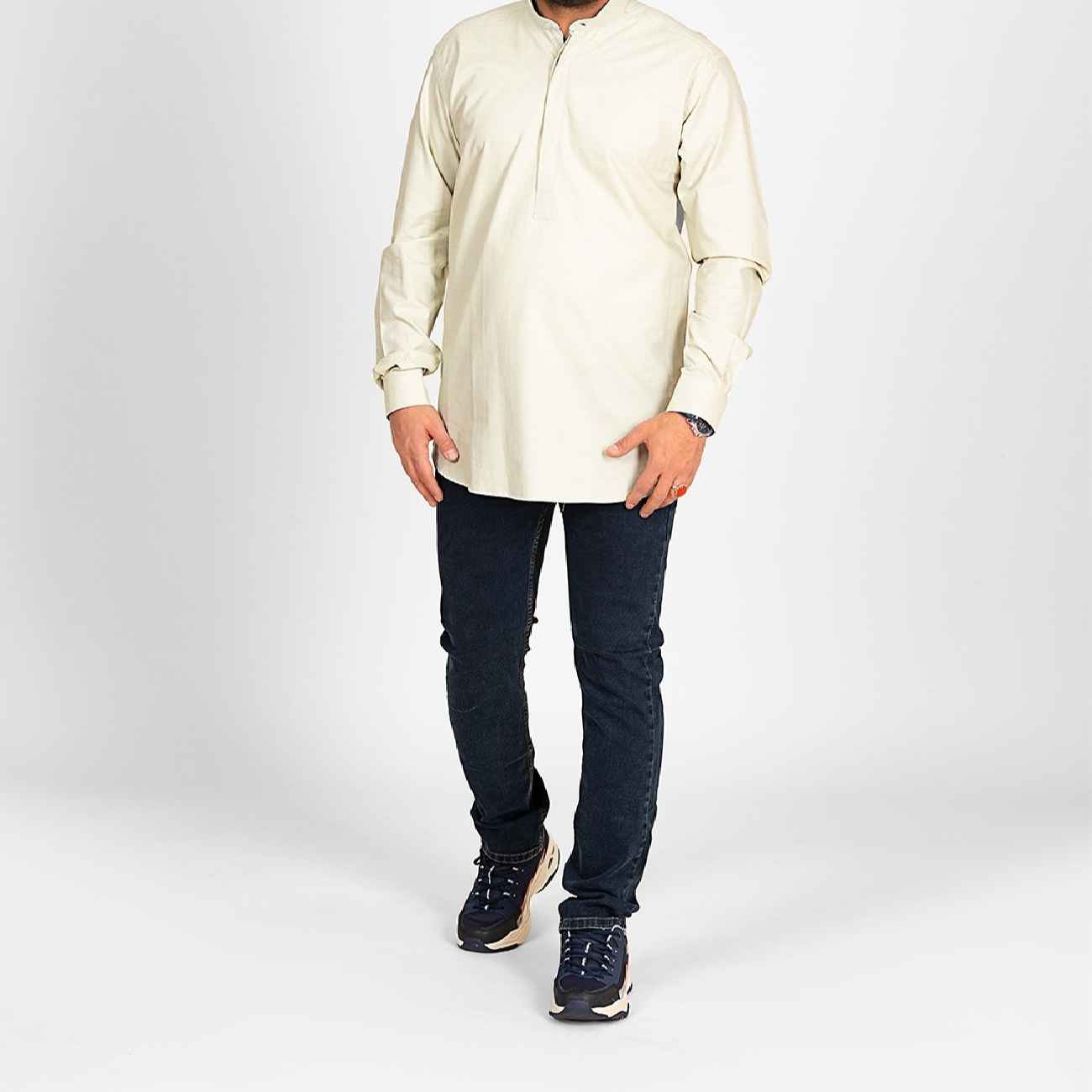 Clerical Shirt with Akhundi Collar - Traditional Shia Clergy Style Shirt