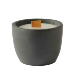 Concrete Candle with Geometric Design – Perfect Modern Environments