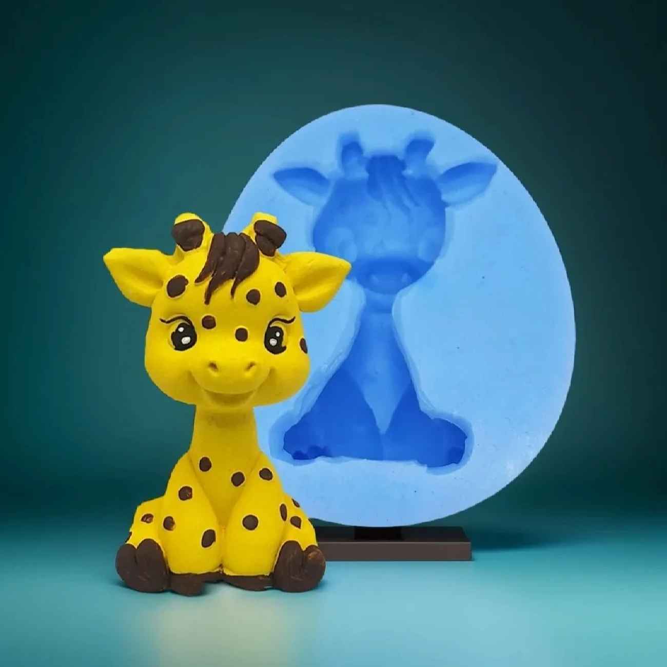 Cute Giraffe Candle Mold for Kids, Crafters & Animal Lovers