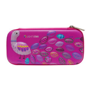 Cute Peacock Pencil Case – Lightweight Foam with Raised Design from Light Star