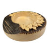Decorative Ashtray Made of Carved Wood – Elegant, Great for Office & Home