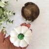 Decorative Pumpkin Ornament Suitable for Mantel and Table Settings, (Set of 2)