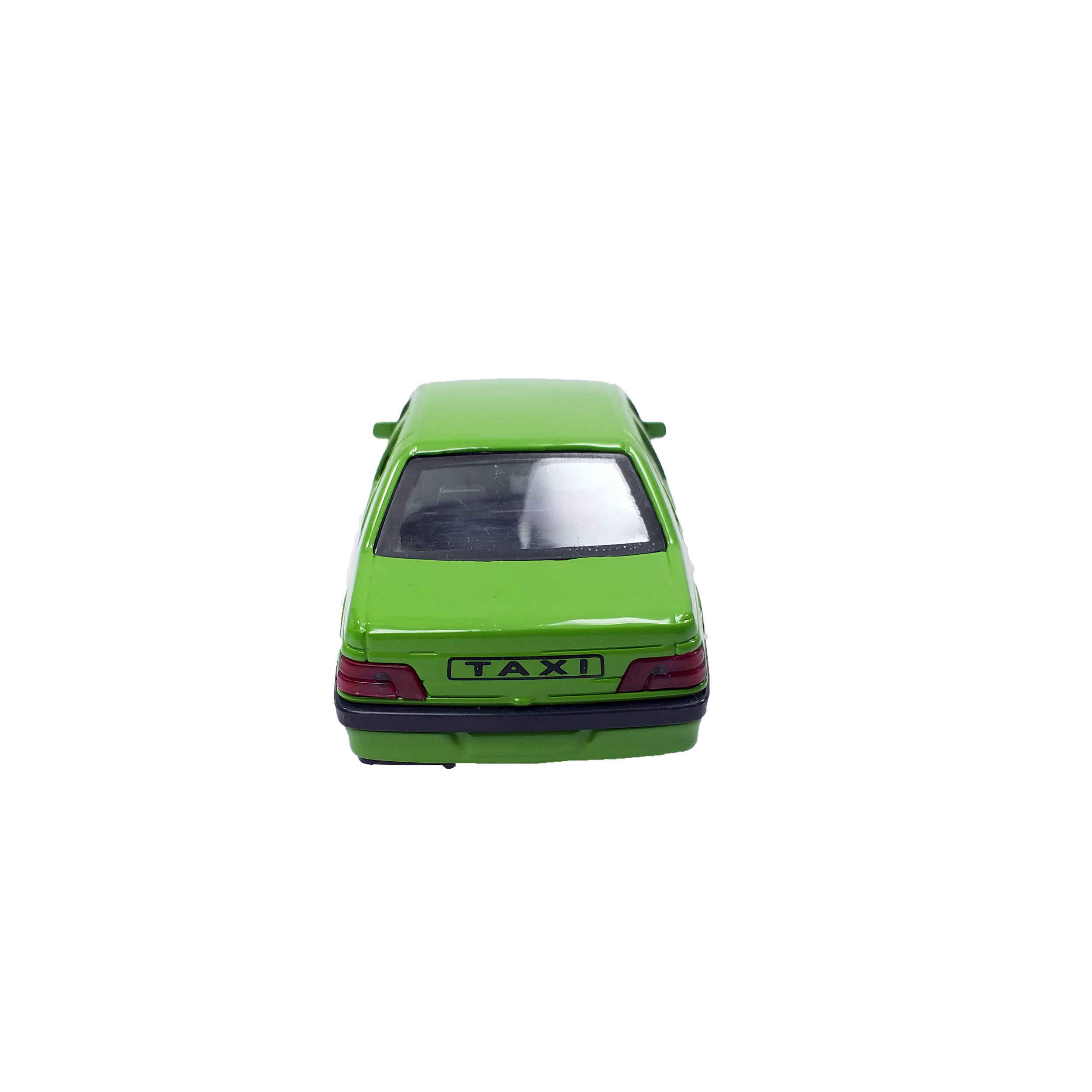 Die-cast Peugeot 405 Taxi Toy Car – Classic Iranian Taxi Design in Green