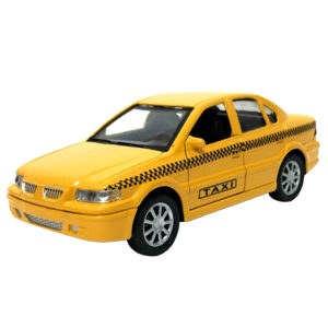 Diecast Samand Taxi Toy – Realistic Car Model for Display or Play