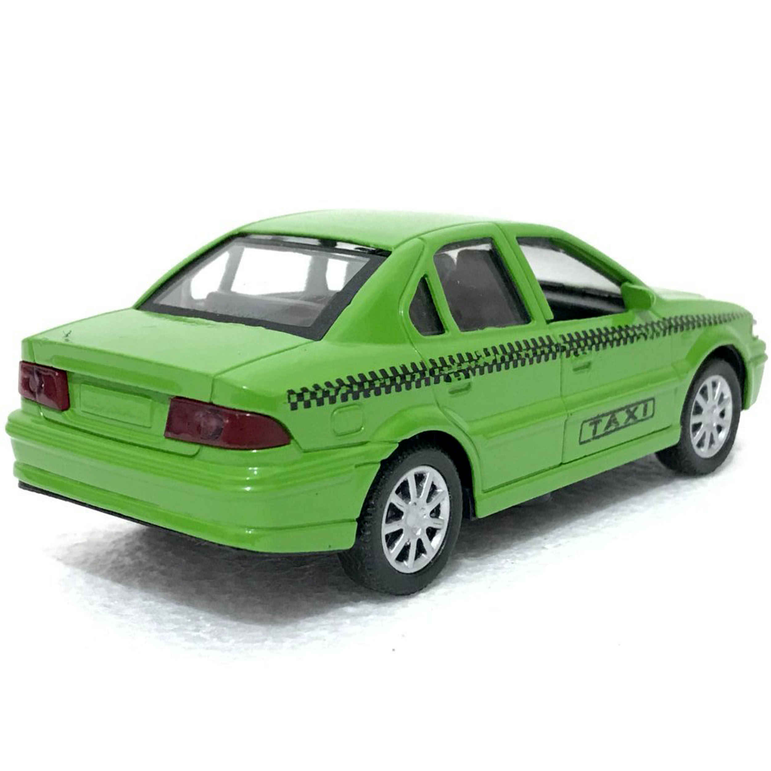 Diecast Samand Taxi Toy – Realistic Car Model for Display or Play