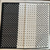Elegant Black & White Mini Scarf – A Timeless Fashion Accessory
