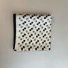 Elegant Black & White Mini Scarf – A Timeless Fashion Accessory