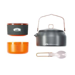 GSI Outdoor Cookware Set – 4-Piece Camping Kit for Backpacking & Bushcraft