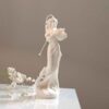 Girl with Harp Candle – Aesthetic Gift for Musicians and Suitable for Home Decor
