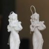 Girl with Harp Candle – Aesthetic Gift for Musicians and Suitable for Home Decor