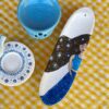 Hand-painted Pottery Incense Holder with Evil Eye Design, Washable & Acrylic Paint