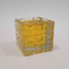 Handcrafted Glass Cube Candle for a Warm, Inviting Atmosphere