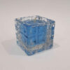 Handcrafted Glass Cube Candle for a Warm, Inviting Atmosphere