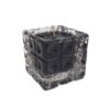 Handcrafted Glass Cube Candle for a Warm, Inviting Atmosphere