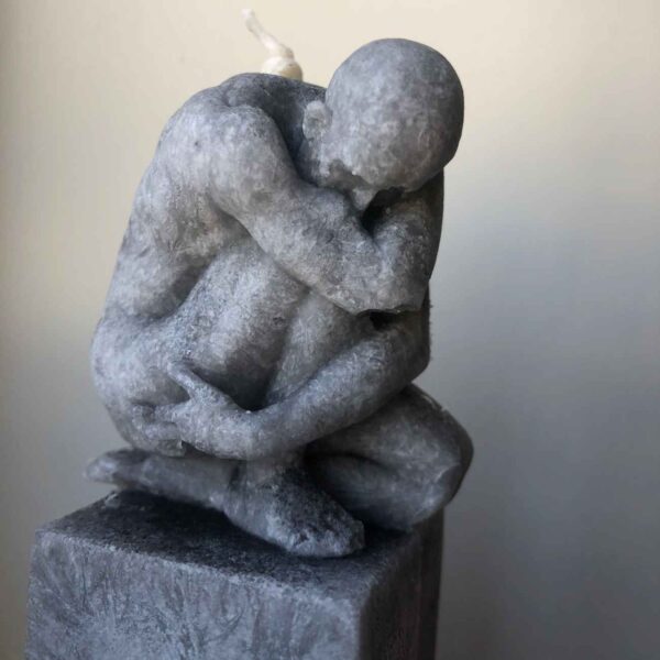 Handcrafted Male Design Candle Using Eco – Friendly Vegetable Paraffin (1)