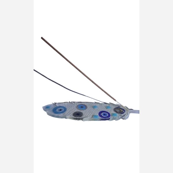Handcrafted Resin Evil Eye Incense Dish – Suitable for Mystical Home Accent