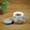 Handmade Ceramic Mug with Watercolor Design – Dishwasher & Microwave Safe