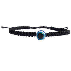 Handmade Embroidered Bracelet with Powerful Evil Eye Charm for Women