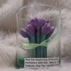 Handmade Tulip Flower Jar Candle – Scented & Aesthetic Home Decor