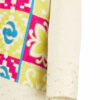 Iranian Manto Perfect for Warm Weather Comfort & Style in Cream Geometric Design