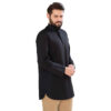 Islamic Under Qaba Tunic - Lightweigh Everyday Wear for Men in Black