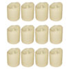 LED Flameless Candle - Battery Powered, Flame-Free and Mess-Free – Elegant Ambient Decor(x12) (4)
