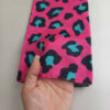 Leopard Print Mini Scarf – Pink, Blue & White – Design for Stylish Looks