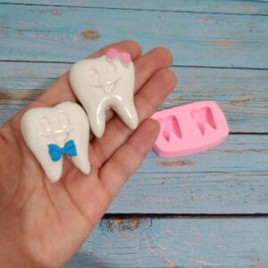 Make Fun Tooth-Shaped Candles with This Unique Mold – Perfect for Dental Gifts, Office Décor & Kids