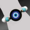 Minimalist Evil Eye Beaded Bracelet – Symbol of Protection & Charm