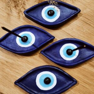 Mystical Evil Eye Incense Holder – Perfect for Meditation Rituals