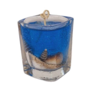 Ocean Candle, Hand-Poured Candle with Real Seashells