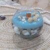 Ocean-Inspired Blue Candle – Aesthetic Design for Home Decor