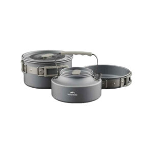 Outdoor Camping Cookware Set – Compact Mess Kit for Hiking, Backpacking, Travel