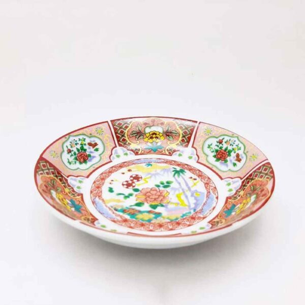Iranian Teapot – Porcelain with Cultural Religious Details and Floral Design (Set of 6 Pieces)
